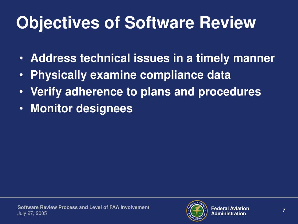 Faa Job Aid Conducting Software Reviews